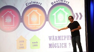 Der „Energiesparkommissar“ Carsten Herbert erklärt für welche Gebäude Wärmepumpen am besten geeignet sind.
