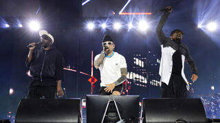 Die Black Eyed Peas, hier ohne Sängerin J. Rey Soul, kommen als Headliner zum Glücksgefühle Festival nach Hockenheim.