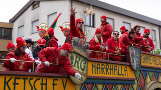 Die KG Narrhalla Ketsch ist auch in diesem Jahr beim großen Fasnachtszug mit dabei.