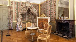 Blick in das Schloss Schwetzingen.