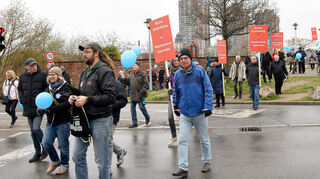 Widerstand gegen das Gas-Aus 2035: Die Bürgerinitiative „Mannheim gibt Gas“ hatte anlässlich der MVV-Aufsichtsratssitzung am Donnerstag eine Protestaktion am Luisenring geplant.