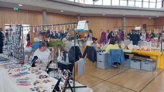 Ein Blick in die Halle.