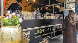 Geht immer: Crêpes von Uwe Götz und Katharina Schreiner.