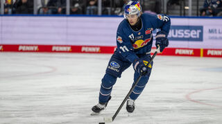 Markus Eisenschmid hat in den Play-off-Modus umgeschaltet. Der ehemalige Stürmer der Adler Mannheim hat schon zwei Powerplaytore für München erzielt.