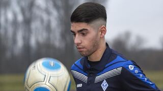 Ein Bild aus dem Jahr 2017: Damals war Semih Sahin Kapitän der A-Jugend des SV Waldhof.