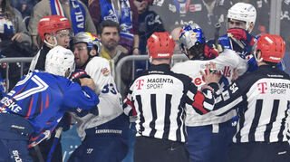 Im Spiel der Adler gegen München kochten teilweise die Emotionen über. Spielerisch hatten die Mannheimer wenig zu bieten.