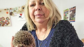 Gabriele Popp ist eine echte Igelexpertin.
