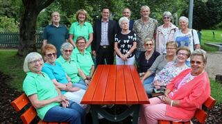 Im Juli 2024 hat der Förderverein Gartenschaupark am ehemaligen Forstpavillon neue Bänke in Anwesenheit von Spendern (Vereinigte VR Bank Kur- und Rheinpfalz, Sparkasse Heidelberg und Landfrauen Hockenheim) übergeben.