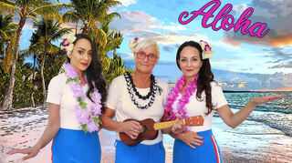 Comedy-Flugshow mit himmlischem Gesangstrio