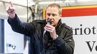 Der bekannte Islamkritiker Michael Stürzenberger bei einer Veranstaltung vor einigen Jahren.