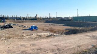 Blick auf den noch nicht bebauten Teil der "Schwetzinger Höfe.