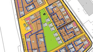 So sieht der PLan für das gesamte Gebietder "Schwetzinger Höfe aus. Der Bauabschnitt zwei (l.) kommt als Nächstes dran.