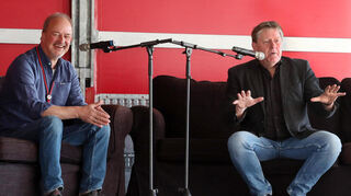 Andreas Schnurbusch (l.)und Klaus Stickelbroeck plaudern aus dem Nähkästchen.