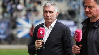 Wieder mal im Carl-Benz-Stadion: Jochen Kientz.
