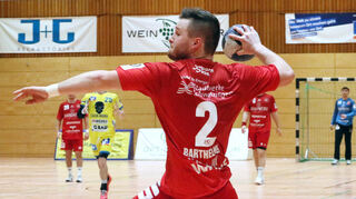 Max Barthelmeß gastiert mit der HG Oftersheim/Schwetzingenam Samstag beim VfL Pfullingen. Den Tabellendritten hatte die HG im Hinspiel beim 30:26 gut im Griff.