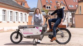 Das Lastenrad wird gerne und viel ausgeliehen. Mittlerweile wurde sogar ein zweites angeschafft.