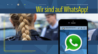 Ab dem 12. Mai 2025 verfügt die Polizei Mannheim auch über einen WhatsApp-Kanal.