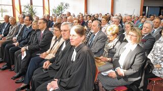 <p>Der Chor "Intakt" umrahmte die Feiern im evangelischen Gemeindezentrum, zu dem sich viele Gläubige eingefunden hatten.</p>
