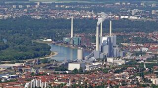 Das Grosskraftwerk Mannheim (GKM) liefert immer weniger Fernwärme an den Mannheimer Energiekonzern MVV.