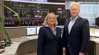 Kerstin Böcker und Thomas Hörtinger führen das Großkraftwerk Mannheim (GKM) seit acht Monaten gemeinsam.