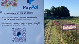 Am Pflückfeld können Kunden inzwischen auch den Online-Bezahldienst nutzen.
