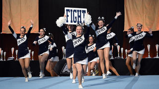 Die Seniors der HSV-Cheerleader können ihre Routine bei der deutschen Meisterschaft in Frankfurt nicht beenden - eine der Sportlerinnen verletzt sich.