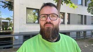 Björn Brantl vom Förderverein der Friedrich-Ebert-Schule in Oftersheim ist begeistert vom Engagement der Schüler.