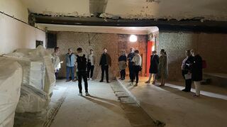 Blick ins Innere des ehemaligen Capitol-Kinos. Die Räume wurden nahzeu komplett entkernt.