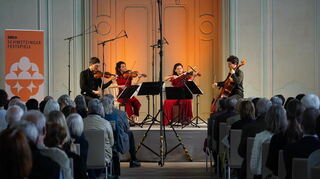 Das Ensemble "Quatuor Tchalik" begeisterte bei den Schwetzinger SWR Festspielen.