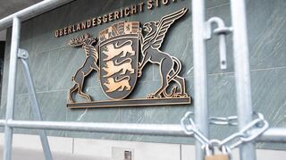 Der Angeklagte Sulaiman A. muss sich seit Mitte Februar vor dem Staatsschutzsenat am Oberlandesgericht in Stuttgart-Stammheim verantworten.