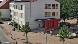 Das Rathaus in Oftersheim.