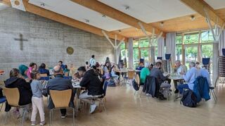 Eine schöne Begegnungsstätte: das Asylcafé.