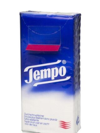 Die bisherige Tempo-Packung.