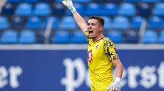 Kein Profi-Einsatz in der vergangenen Saison: Waldhof-Torhüter Lucien Hawryluk.