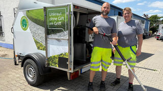 Christian Ballreich und Tanja Göbel sind bereit, die Kampf gegen die invasive Ameisenart aufzunehmen.