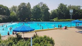 Normalerweise erfreut sich das Ketscher Freibad großer Beliebtheit.