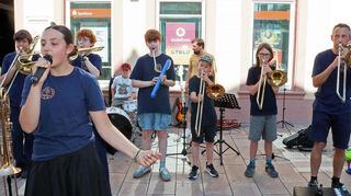 „The Weller-Monkeys" setzt vor der Kurpfalz-Passage besondere Akzente.