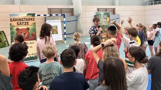 Die Kinder der Theodor-Heuss-Grundschule sind voll bei der Sache.