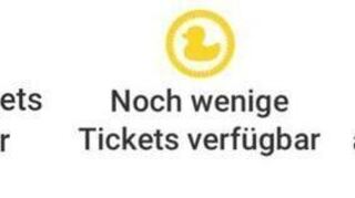 Die Ampel-Ente auf der Aquadrom-Homepage gibt Auskunft über die aktuelle Auslastung.