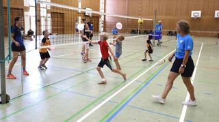 Beim „Open Sporty Sunday“ in Schwetzingen ging es um Volleyball.
