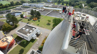 Das Klärwerk liegt bei Ketsch.