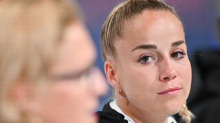 DFB-Kapitänin Giulia Gwinn sieht großes Potenzial in ihrem Team.