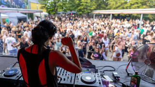 Im vergangenen Jahr heizte Kerstin Eden den Gästen des Electric-Horizon-Festival so richtig ein.