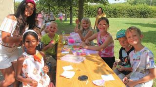 Im vergangenen Jahr erlebten die Kinder beim Ferienprogramm einen bunten Nachmittag bei den Reilinger Landfrauen.