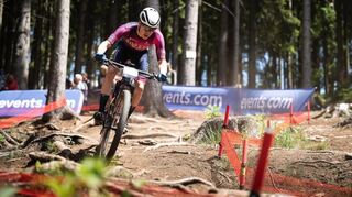 Lennart Krayer - hier in Nove Mesto na Morave im Weltcup - startet am Wochenende bei der DM der Elite.