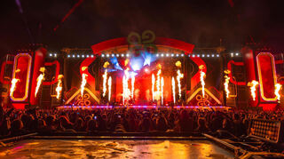 Die Euphoria-Stage beim Glücksgefühle Festival: Hier werden Apache 207 (Freitag) und die Black Eyed Peas (Samstag) die Headliner sein.