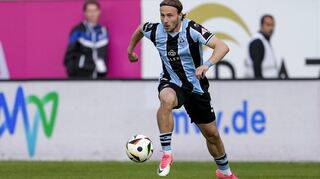 Waldhof-Angreifer Felix Lohkemper war in der 26. Minute für den zwischenzeitlichen 1:1-Ausgleich zur Stelle. (Archivfoto)