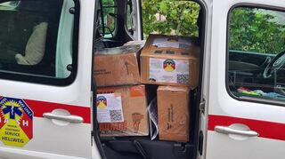 Der Medical Assistance Service Hellweg hat eine Wagenladung voll medizinische Hilfsgüter für die Ukraine gepackt.