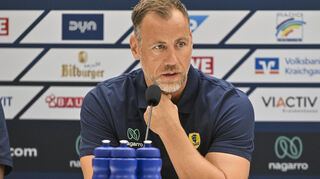 Trainer Maik Machulla warb um Geduld für seine neu formierte Mannschaft, formulierte aber klare Ansprüche.