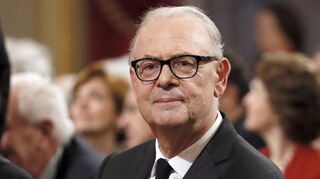 Der französische Schriftsteller und Literaturpreisträger Patrick Modiano im Jahr 2015.